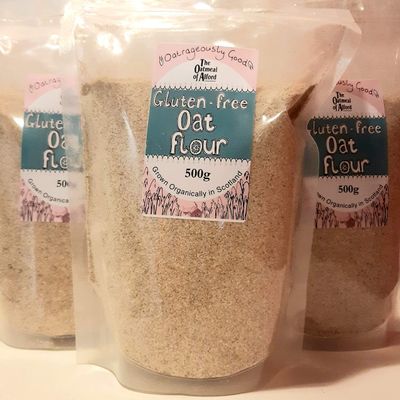 1.5kg Gluten Free Scottish Oat Flour from Oatmeal of Alford
