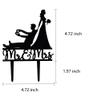 Mr and Mrs Wedding Cake Topper, Funny Game Console Theme Wedding Bridal Shower or Anniversary Cake Topper (Game Console) view 2