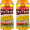 Gefen Mini Croutons Soup Mandel 400g (Pack of 2) Toasted Soup Crackers in a Resealable Container, No Preservatives, No Colouring, Certified Kosher view 1