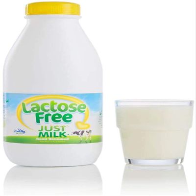 Candia Just Milk Semi-Skimmed, Lactose Free, 6 x 1L Carton