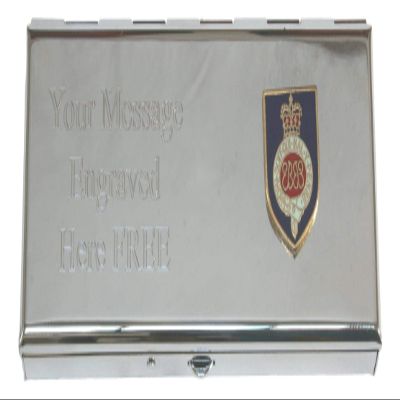 Grenadier Guards 7 Day Tablet Pill Box with Mirror Case & Free Engraving Message ME14