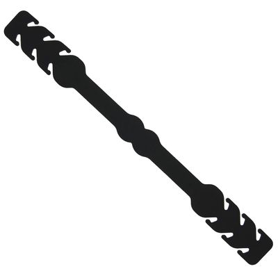 The Beadsmith Fablastic Mask Mate Adjustable Extenders, 7.5 inches, Black Color, 2 Pack, Make Your Mask More Comfortable, Extension Hook for Extending Masks, Extender Strap