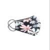 OgLuxe Womens 100% Cotton Washable Outdoor Face Protector Two Layers Mouth Cover Floral With Ear Loops (DoubleLayer NightGarden) view 3