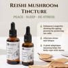Ecodrop Organic Reishi Mushroom I 30ml I Double Extract Liquid Tincture Lions Mane Supplement I EU & Soil Association Certified I Manufactured in Finland view 2