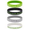 2 PACK Mental Health Matters Awareness Bracelet Motivational Men's Women's Mental Health MHA (Large 20cm, x2 Mixed Colours) view 1