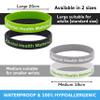 2 PACK Mental Health Matters Awareness Bracelet Motivational Men's Women's Mental Health MHA (Large 20cm, x2 Mixed Colours) view 2