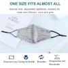 Edary Sparkly Sequins Mask Shiny Glitter Mouth Covers Masquerade Clubwear Halloween Face Masks Jewelry for Women and Girls (Silver) view 2