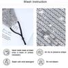 Edary Sparkly Sequins Mask Shiny Glitter Mouth Covers Masquerade Clubwear Halloween Face Masks Jewelry for Women and Girls (Silver) view 4