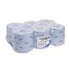 Embossed Premium Centrefeed 2Ply Blue Paper Roll - 150M - 6 Rolls view 1