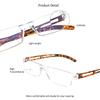 LifeArt Reading Glasses, Blue Light Blocking Glasses, Computer Reading Glasses for Women Men, Fashion Rectangle Eyewear Frame(4 Tortoise, 1.50 Magnification) view 2