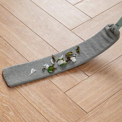 17" High Reach Dusting Kit with 21.57-37.72in Foot Extension Pole? Household Flexible Long Handle Dust Removal Tool Cleaning Duster Brush for Bedside Corner