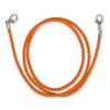 Allsense Fashion Leather Mask Lanyards Ear Pressure Relief Safety Holder Hanger with Hook for Adult Orange 3 Pack view 1