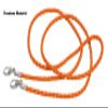 Allsense Fashion Leather Mask Lanyards Ear Pressure Relief Safety Holder Hanger with Hook for Adult Orange 3 Pack view 2