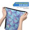 AJINGA Face Coverings Bandana Ear Loops StylishMermaid Tail Women Neck Gaiters for Dust Wind Motorcycle Men view 3