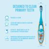 Jordan  | Step 2 Toothbrush for Children | Toothbrush for Ages 3 to 5 Years | Soft Bristles, Double Ergonomic Handle and BPA Free | Blue & Green Colour | Pack of 4 view 2