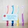 Jordan  | Step 3 Toothbrush for Children | Toothbrush for Ages 6 to 9 Years | Soft Bristles, Double Ergonomic Handle & BPA-Free | Blue & Yellow | Pack of 4 view 4