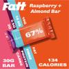 Fatt Keto Nut Bars - Raspberry & Almond, 15-Pack - 2g Carbs - 100% Natural Low-Carb Keto Snacks with Super Fats - High Fibre, Low Sugar, Sweetener Free & Vegan - Aka Fattbar view 4