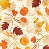 20 Napkins Autumn Structure of Leaves | Autumn | Table Decoration 33 x 33 cm view 1