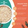 Organic Pearl Barley 1kg - Hearty, Nutritious & Versatile Grain for Soups & Stews view 2