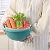 1Pc Multipurpose Kitchen Nesting Bowl Set for Vegetables Fruits Salad Cleaning Washing Draining view 4