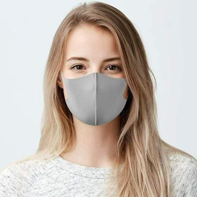 True Face Mask Washable Reusable Breathable Fabric Mask 10 Pcs Grey Colour Pack