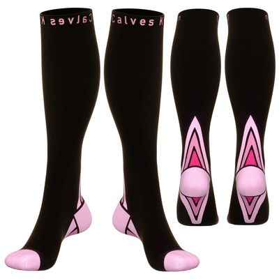 (2 Pairs) Compression Socks/Stockings for Men & Women,Speed Up Recovery Best Graduated Athletic Fit for Travel, Running, Nurses,Shin Splints, Flight & Maternity Pregnancy. Boost Stamina, Circulation