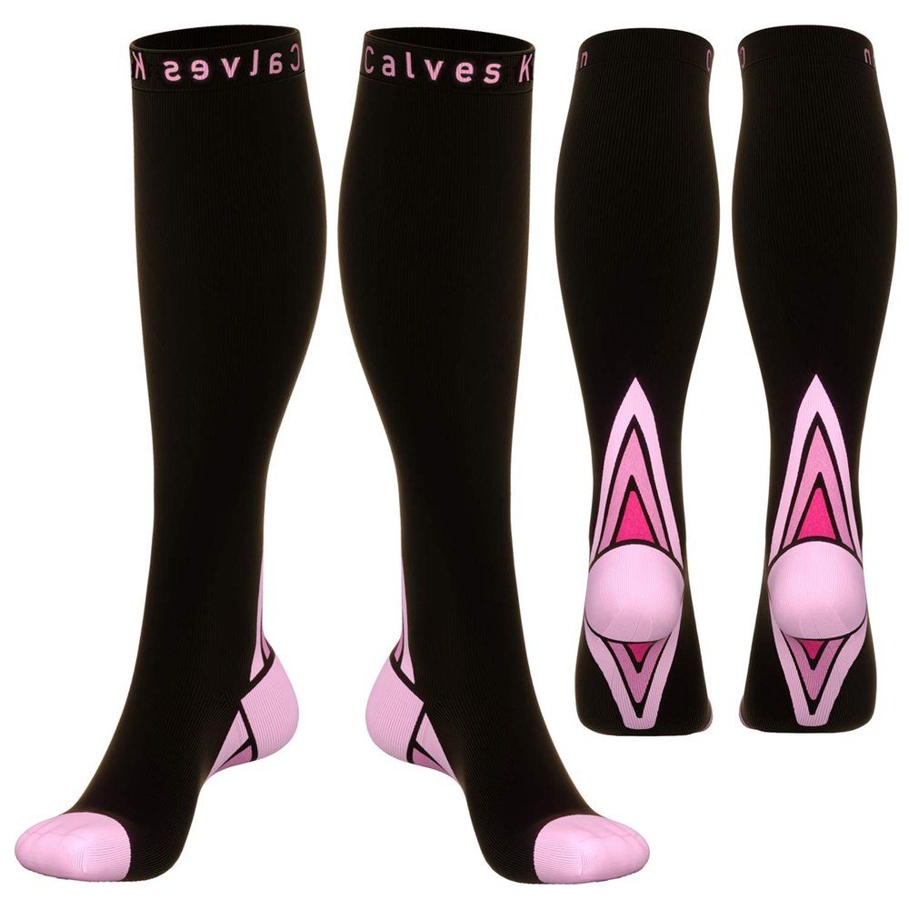 (2 Pairs) Compression Socks/Stockings for Men & Women,Speed Up Recovery Best Graduated Athletic Fit for Travel, Running, Nurses,Shin Splints, Flight & Maternity Pregnancy. Boost Stamina, Circulation