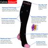 (2 Pairs) Compression Socks/Stockings for Men & Women,Speed Up Recovery Best Graduated Athletic Fit for Travel, Running, Nurses,Shin Splints, Flight & Maternity Pregnancy. Boost Stamina, Circulation view 2