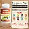 Best Naturals Zinc 30mg Supplements (as Zinc Citrate) - zinc Vitamins for Adults Immune Support - 120 Tablets (Pack of 2) view 2