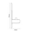 in-Wall Electronic Toothbrush Charger by ProofVision Compatible with Oral B/Braun Electric Toothbrushes, New White with a Choice of Fascia view 4
