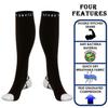 (2 Pairs)Compression Socks / Stockings for Men & Women,Speed Up Recovery BEST Graduated Athletic Fit for Travel, Running, Nurses,Shin Splints, Flight & Maternity Pregnancy. Boost Stamina, Circulation view 4