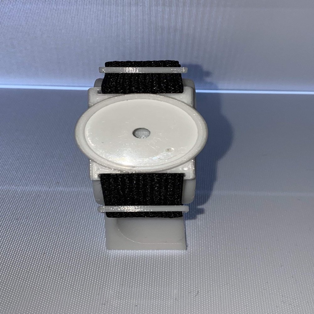 CGM Clips UK - Sensor Armband Holder/Protector Compatible with Freestyle Libre 1/2 (White/Black)