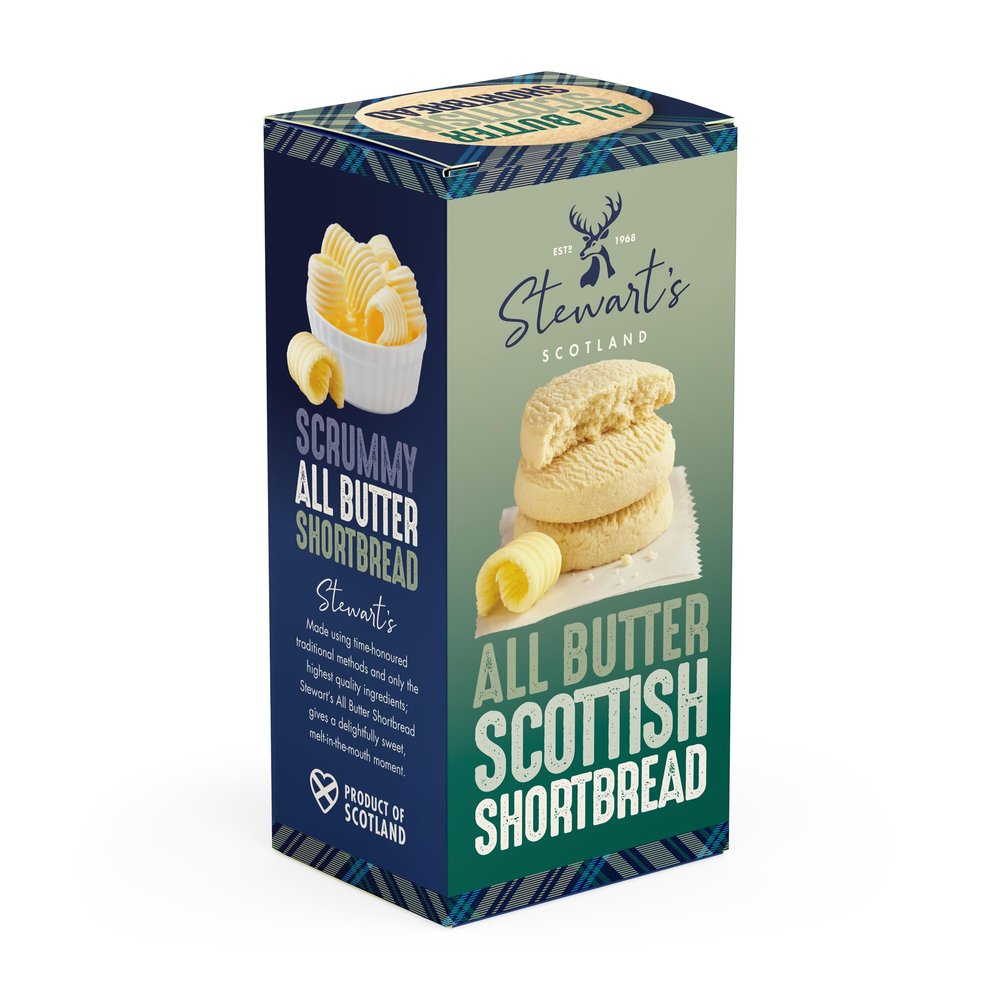 Stewart's - Signature Range Traditional Shortbread (160g) - Traditionally Made Luxury Scottish Shortbread, Delicious Melt-In-Mouth Biscuits, Ideal Collectable Treat to Share, 40 Years Heritage
