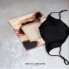 90210 Silk Mask in Black by KARIZMA 19 Momme 100% Mulberry Silk 6A Grade Fabric Face Mask with 2 Filters view 4