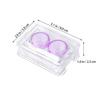 Milisten 2pcs Lens Case Portable Lens Storage Box Container Holder for Daily Contact Storage view 2