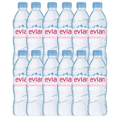 12 x 500ml Natural Mineral Still Water Lunch Healthy Drink Hydrate