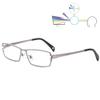 CAOXN Mens Pure Titanium Reading Glasses, Ultra Light Full Frame Anti Blue Light Classic Presbyopia Hyperopia Eyeglasses with Diopters,+2.00 view 1