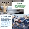BAMBOO VALLEY Organic Bamboo Toothbrush 4 Pack | Dental Floss and Travel Case Gift Included | Natural Eco Friendly Toothbrushes | Vegan | Dental Gift Box | Plastic Free view 4