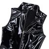 KHDFYER Women's Lingerie Sets Babydoll Womens Wetlook Dress Stand Night Party Clubwear Performance Sexy Lady Bodycon Mini Dress-Black_M view 4
