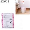 Home Garbage Bags Trash Garbage Bag 2 Pieces Of Garbage Bags Kitchen And Bathroom Household Flat-mouth Breakpoint Plastic Garbage Bags (Color : Pink) view 2