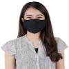 LOFBAZ Cloth Face Coverings Cotton Fabric with Filter Pocket Washable Reusable (Black - Pack of 3, Adult M) view 3