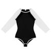 KHDFYER Sexy Lingerie for Sex Women Long Sleeves Press One Piece Romper Jumpsuit Bodysuit Cosplay Costumes-Black_XXL view 3