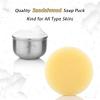 Anbbas Quality Sandalwood Sandalwood Essential Oil Shaving Soap Refill 3.5OZ for Traditional Wet Shave view 3