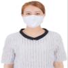 LOFBAZ Cloth Face Coverings Cotton Fabric with Filter Pocket Washable Reusable (White - Pack of 3, Adult M) view 1