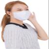 LOFBAZ Cloth Face Coverings Cotton Fabric with Filter Pocket Washable Reusable (White - Pack of 3, Adult M) view 3