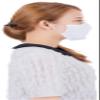 LOFBAZ Cloth Face Coverings Cotton Fabric with Filter Pocket Washable Reusable (White - Pack of 3, Adult M) view 4