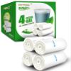 Clear Small Trash Bags 4 Gallon Garbage Bags FORID Wastebasket Bin Liners 220 Count Plastic Trash Bags for Bathroom Bedroom Office Trash Can 15 Liters view 1