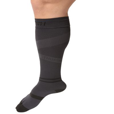 THUASNE - UP RECOVERY Long Socks - Degressive Compression from Ankle to Calf - Made in France