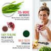 Detox Organic Smoothie Powder with Healthy Spirulina, Atlantic Dulse and Barley Grass Juice Powder, Premium Quality superfood from Europe view 3
