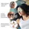 EXCEART Natural Jade Eye Mask Hand-Woven Sleep Mask Cooling Spa Patch for Eyes Dark Circles Relief and Eye Pain Soothing view 3
